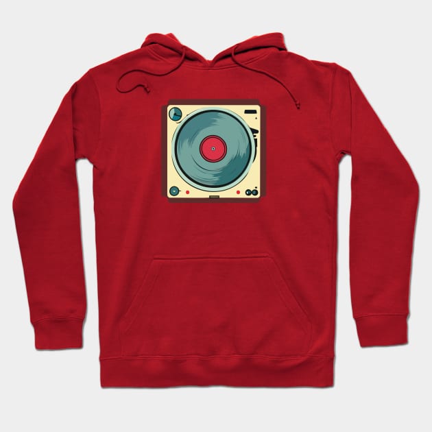 Turntable - Vintage Audio LP Vinyl Record Player design 3 Hoodie by goingplaces